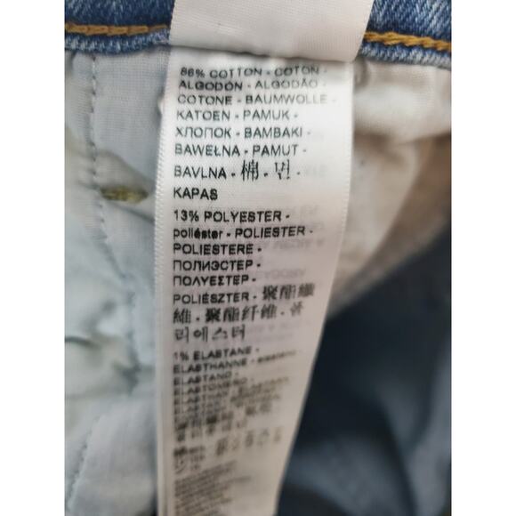 Levi's Rib Cage Straight Ankle 30x27 Medium Wash Jeans, NWT - Picture 7 of 7